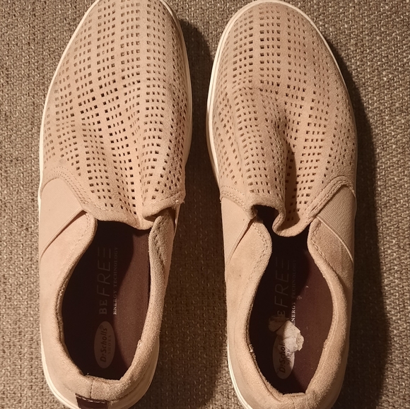 Dr Scholls Be Free Womans slip on shoes. Size 8. Upper fabric. light pink - Picture 1 of 5